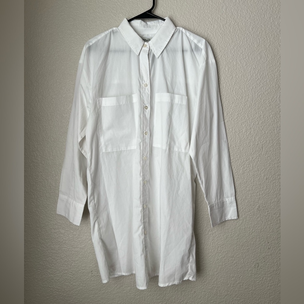 NWT Abercrombie White Shirt Dress, S